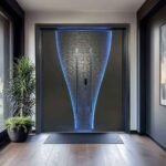Cast aluminum door