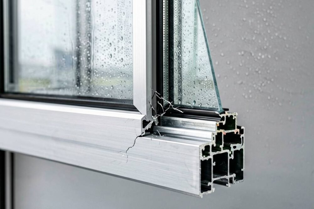 broken bridge aluminum window