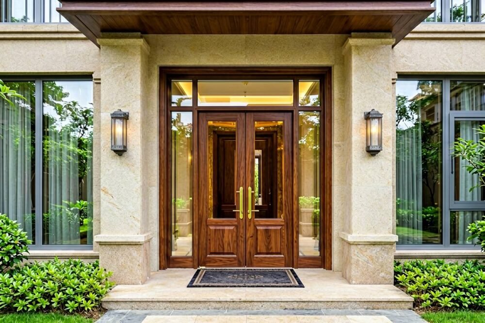 case villa entrance