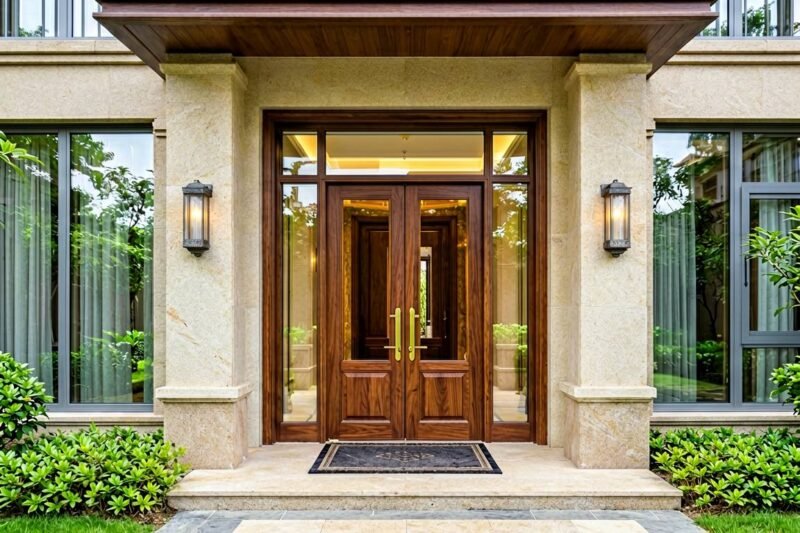 case villa entrance